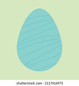 Easter egg. Vector icon colorful easter eggs. Vector illustration for your easter posters.