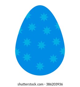 Easter egg vector icons flat style.