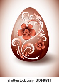 Easter Egg. Vector Illustration.