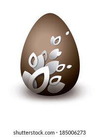 Easter Egg Vector Illustration.