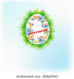 Easter egg vector illustration