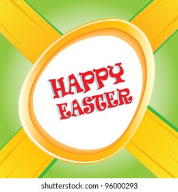 easter egg. vector illustration.