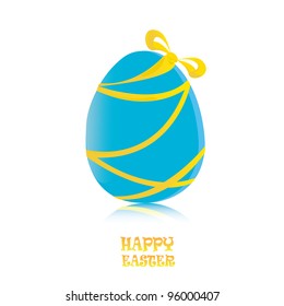 easter egg. vector illustration.