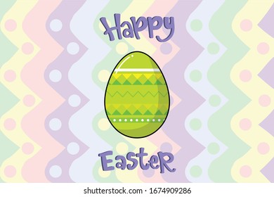 Easter Egg Vector Illustration Character