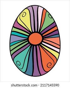 Easter Egg Vector Illustration Decorative Ornaments