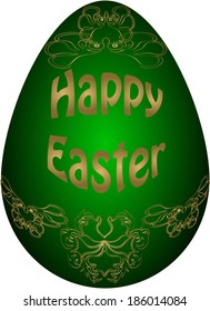 Easter egg. Vector illustration. Eps 10.