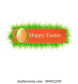Easter egg vector illustration flower celebration symbol