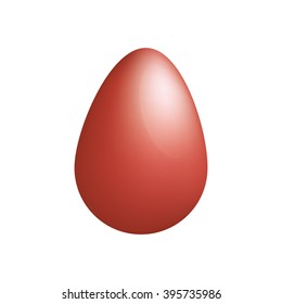 Easter Egg | Vector Isolated Object Element Graphic Design Illustration | White Background