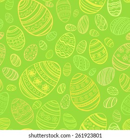 Easter Egg. Vector seamless pattern EPS 10