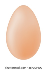 Easter egg vector symbol , icon  design. Spring illustration isolated on white background.