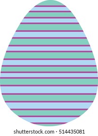 Easter egg vintage retro design
