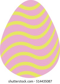 Easter egg vintage retro design
