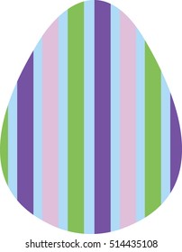 Easter egg vintage retro design
