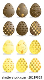 Easter Eggs 1 - vector