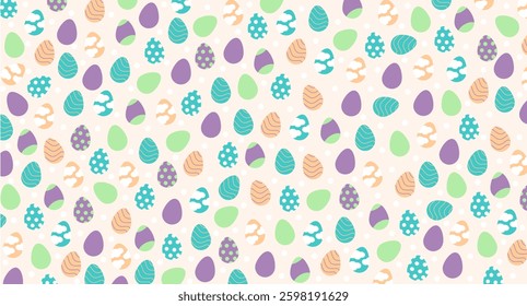 Easter eggs abstract background. Happy Easter