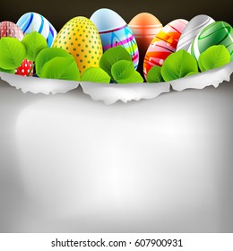 Easter eggs background