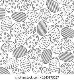 easter eggs background- vector illustration