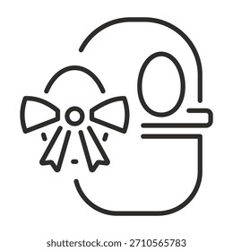 Huevos de Pascua en un icono de la cesta