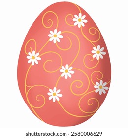 Easter eggs with beautiful patterns vector file.
