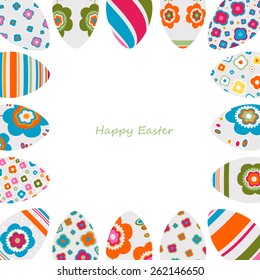 easter eggs card