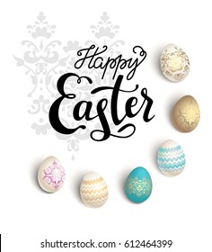 Easter eggs card