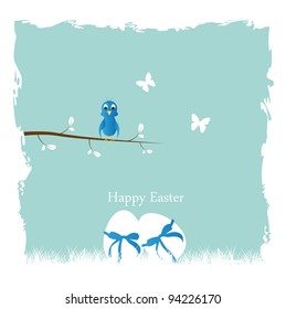 Easter eggs card