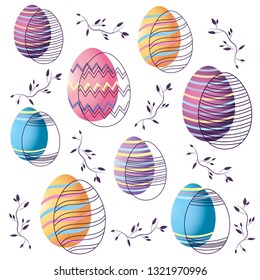 easter eggs cartoon