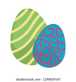 Easter eggs cartoons