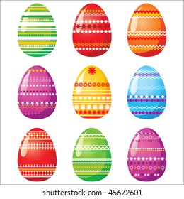 Easter eggs collection