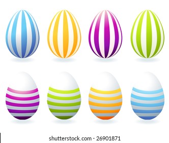 Easter eggs collection for your design