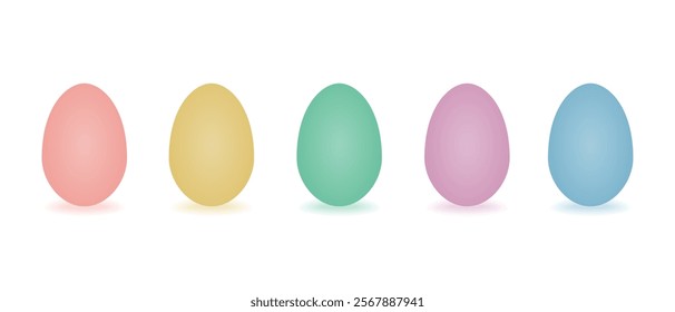 easter eggs colorful design vector illustration