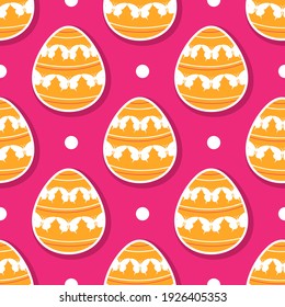 Easter Eggs colorful seamless pattern and textures background 