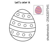 Easter Eggs coloring pages for easter worksheets printable for kids activity, Kindergarten and preschool. Trace and color Easter eggs worksheets. Easter eggs clipart vector.