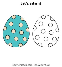 Easter Eggs coloring pages for easter worksheets printable for kids activity, Kindergarten and preschool. Trace and color Easter eggs worksheets. Easter eggs clipart vector.