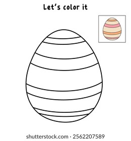 Easter Eggs coloring pages for easter worksheets printable for kids activity, Kindergarten and preschool. Trace and color Easter eggs worksheets. Easter eggs clipart vector.