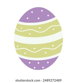 Huevos de Pascua, conjunto de iconos del festival del día de Pascua, íconos de huevo de osterna con patrones de decoración símbolos colección, logotipo aislado Ilustración vectorial