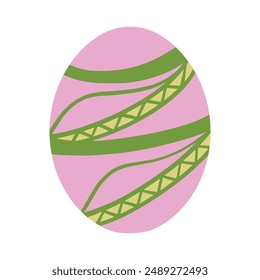 Huevos de Pascua, conjunto de iconos del festival del día de Pascua, íconos de huevo de osterna con patrones de decoración símbolos colección, logotipo aislado Ilustración vectorial