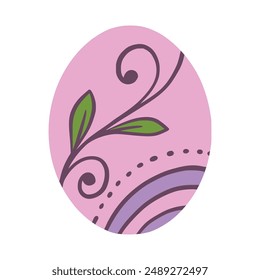 Huevos de Pascua, conjunto de iconos del festival del día de Pascua, íconos de huevo de osterna con patrones de decoración símbolos colección, logotipo aislado Ilustración vectorial