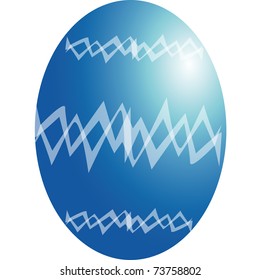 Easter eggs decorated by children to celebrate