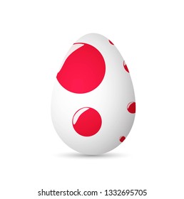 Easter eggs. Easter design element.