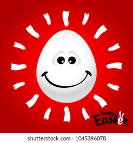 Easter eggs for design of Easter holidays. Vector illustration
