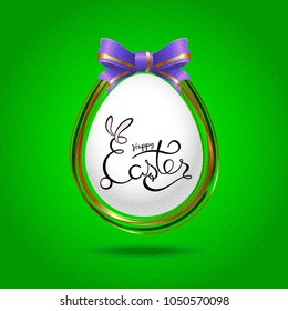 Easter eggs for design of Easter holidays. Vector illustration 