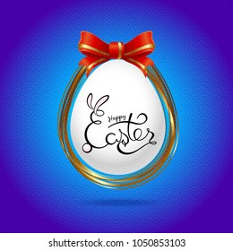 Easter eggs for design of Easter holidays. Vector illustration 