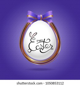 Easter eggs for design of Easter holidays. Vector illustration 