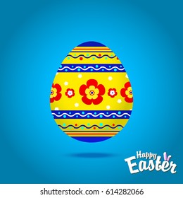 Easter eggs for design of Easter holidays. Vector illustration