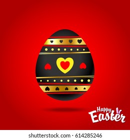 Easter eggs for design of Easter holidays. Vector illustration
