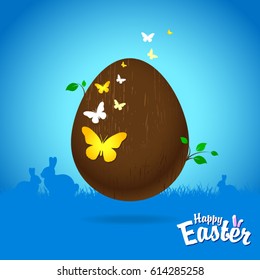 Easter eggs for design of Easter holidays. Vector illustration