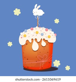 easter eggs and flowers png 
