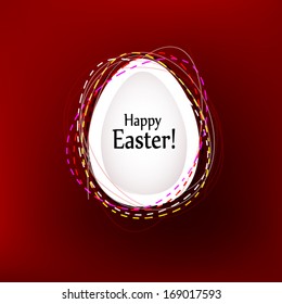 Easter eggs. Happy Easter! Vector