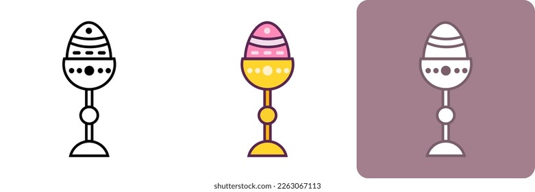  Easter Eggs Holder Icon, hese icons are perfect for designers who want to add an Easter touch to their projects, such as greeting cards, flyers, and social media posts